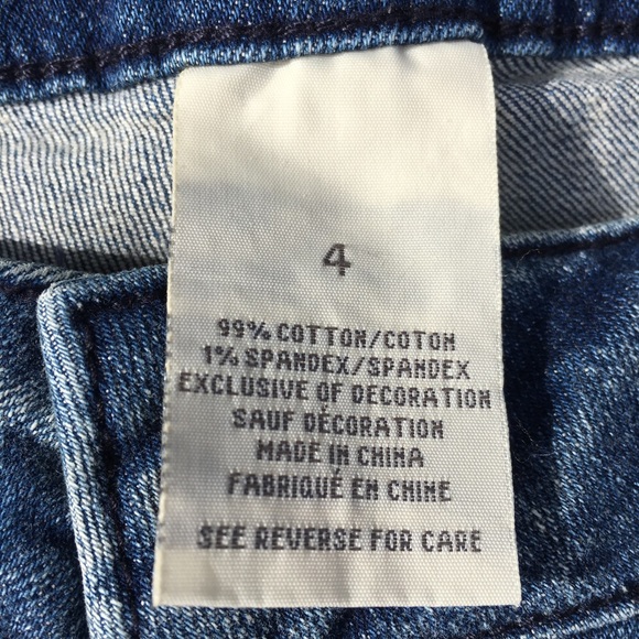 Blue Desire Denim Sequin Jeans Size 4 NWT - Picture 4 of 5